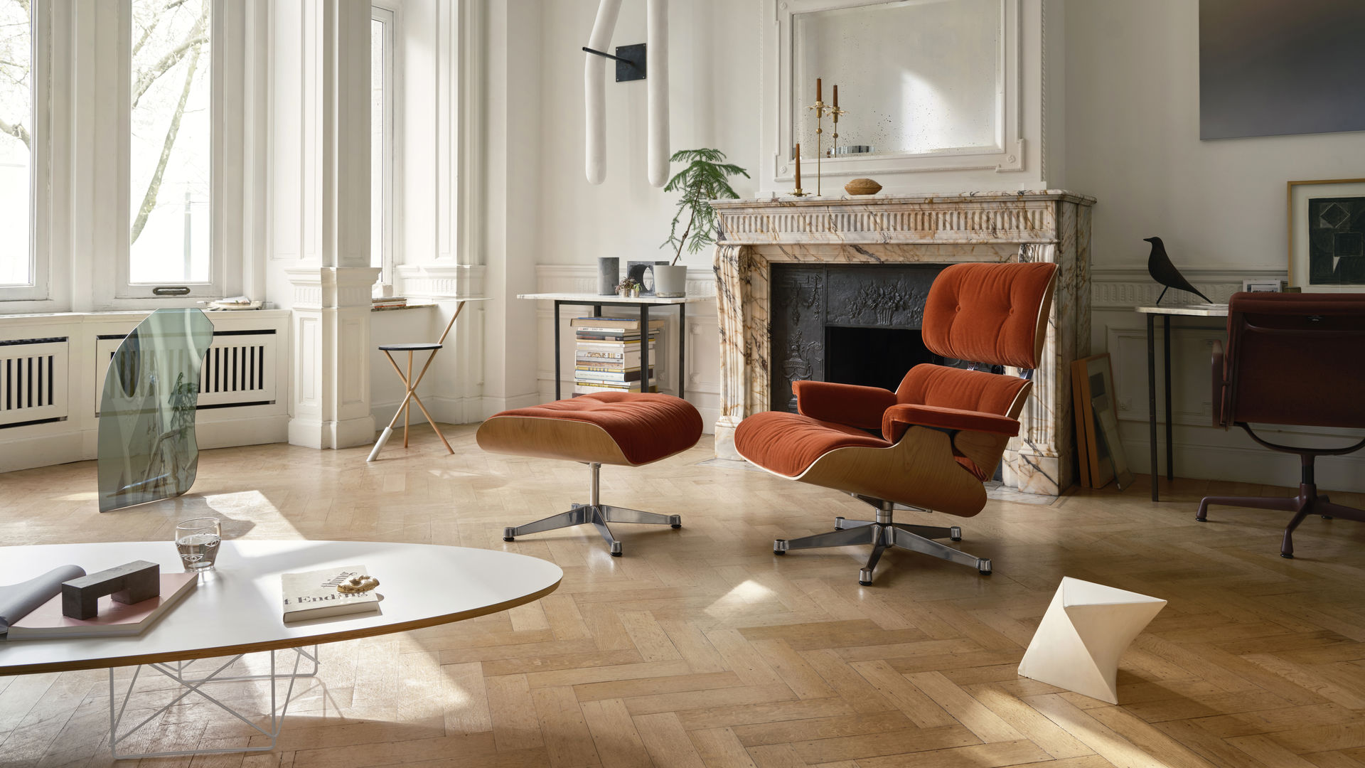 Vitra Eames Lounge Chair en Ottoman