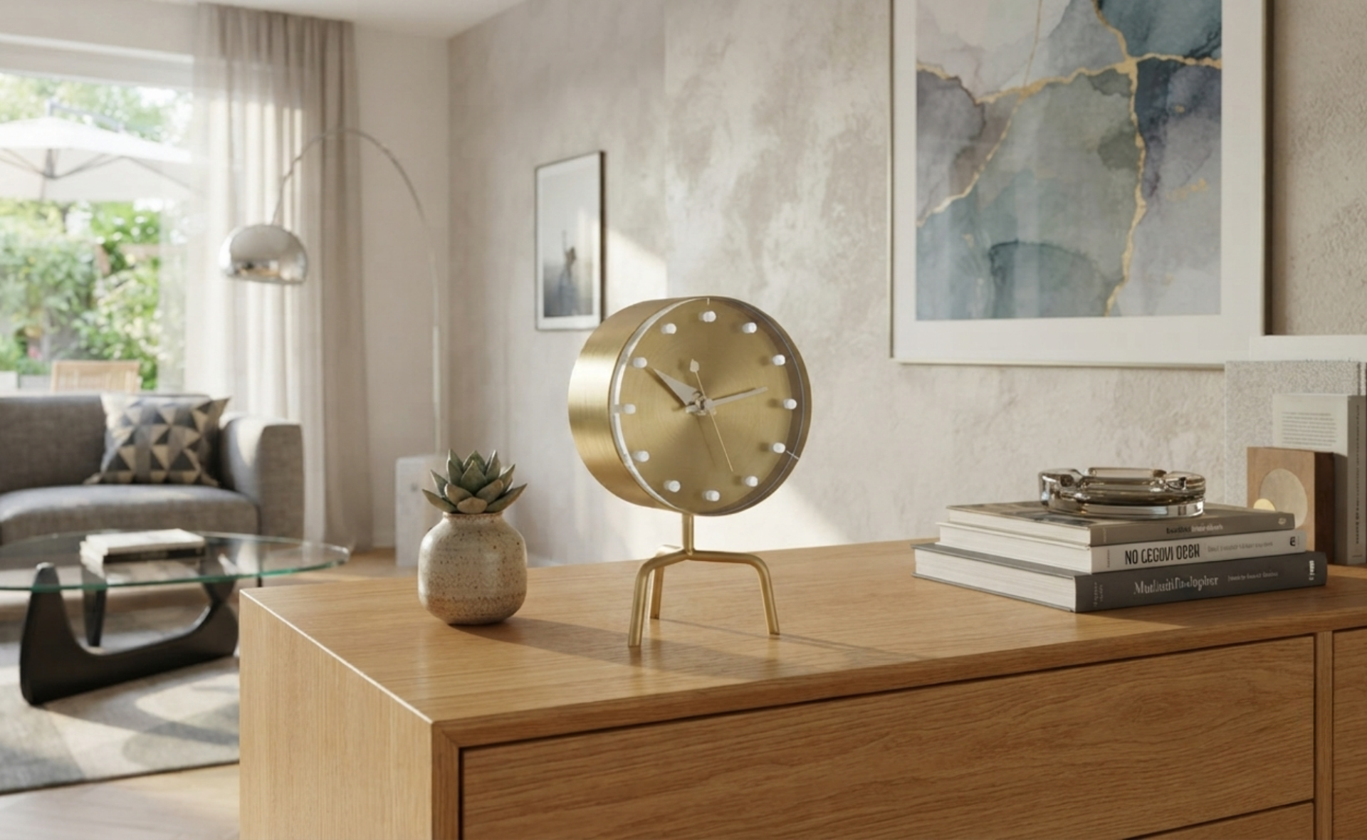 Vitra Desk Tripod Clock