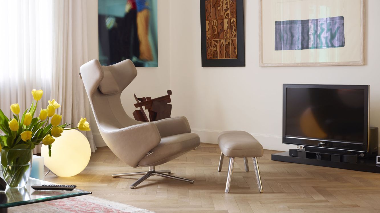 Fauteuil Grand Repos & Ottoman